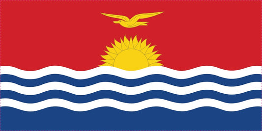 Kiribati - Fahnen Aufkleber 5-60cm wetterfest ES-FL-KRB