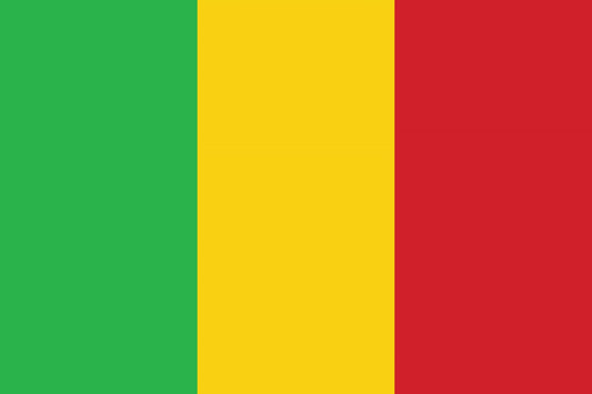 Mali - Fahnen Aufkleber 5-60cm wetterfest ES-FL-MAL