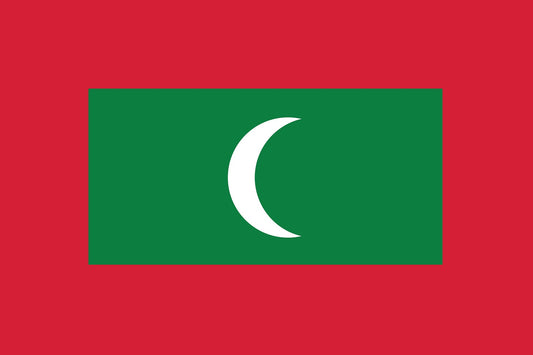 Malediven - Fahnen Aufkleber 5-60cm wetterfest ES-FL-MLD