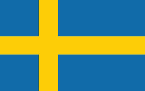 Schweden Flaggen-Fahnen Aufkleber 5-60cm wetterfest ES-FL-SCH