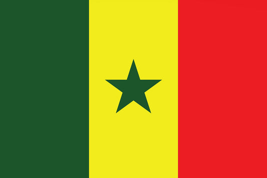 Senegal - Fahnen Aufkleber 5-60cm wetterfest ES-FL-SGL
