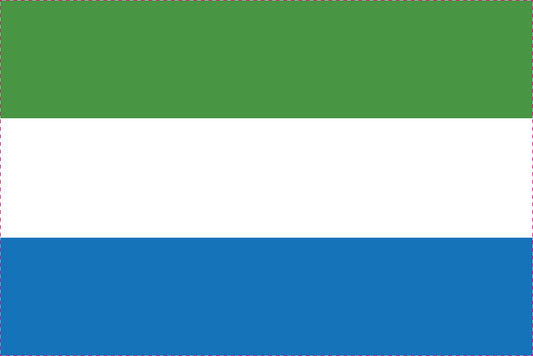 Sierra Leone - Fahnen Aufkleber 5-60cm wetterfest ES-FL-SIE
