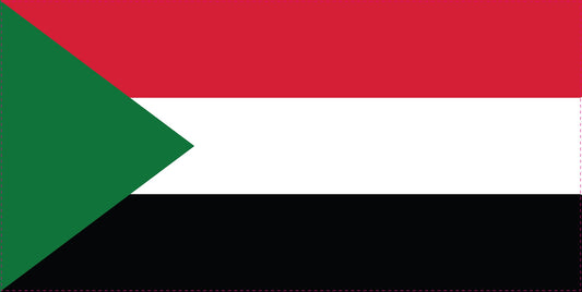 Sudan - Fahnen Aufkleber 5-60cm wetterfest ES-FL-SUD