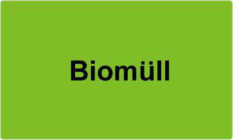 1000 Mülltrennungsaufkleber "Biomüll" aus Papier ES-GRPWA120