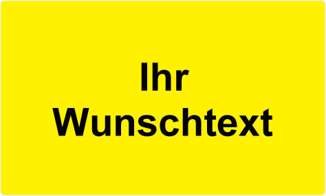 1000 Mülltrennungsaufkleber "Wunschtext" aus Plastik ES-GRPWA260