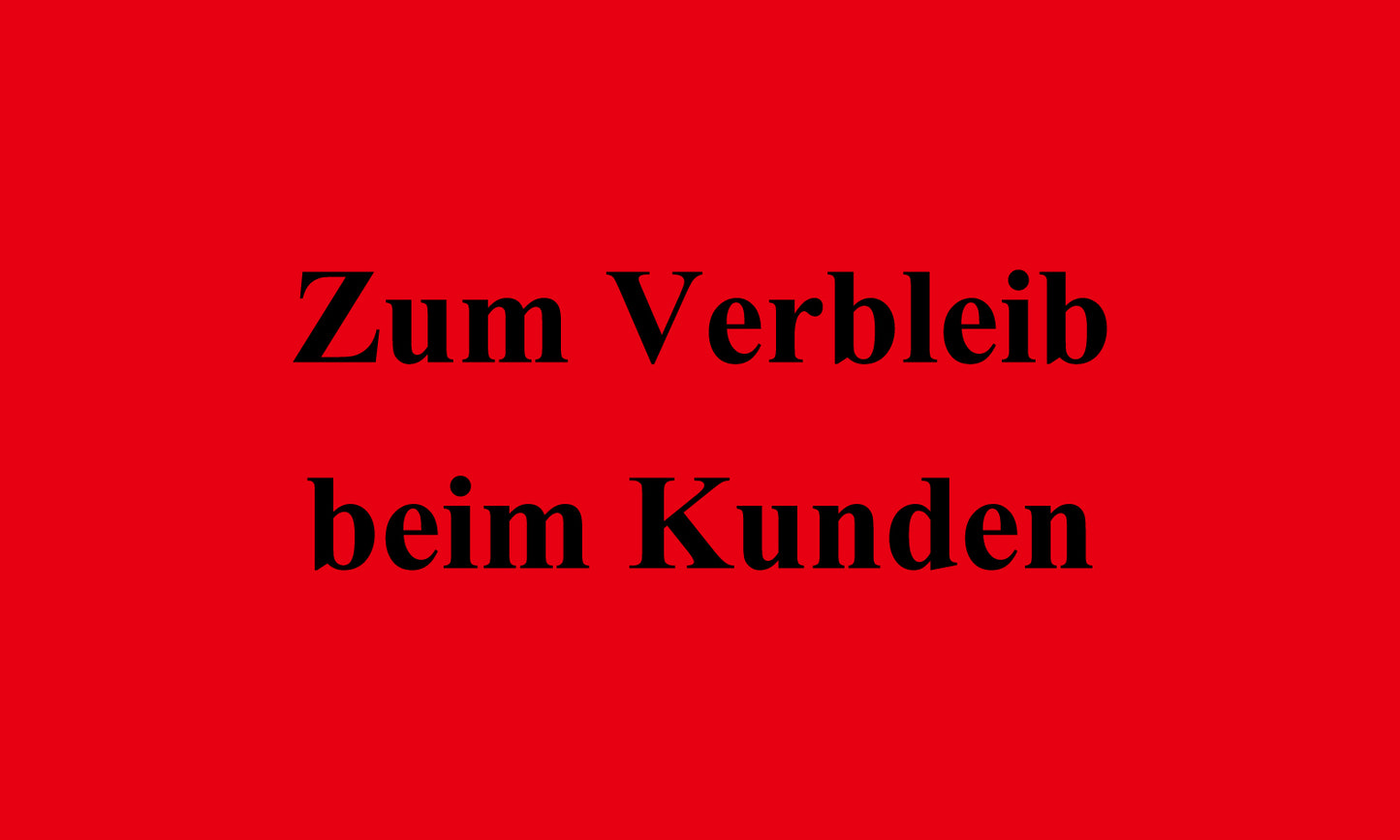 1000 Aufkleber Büroorganisation "Zum Verbleib beim Kunden" aus Papier  ES-OFFICE1600-PA