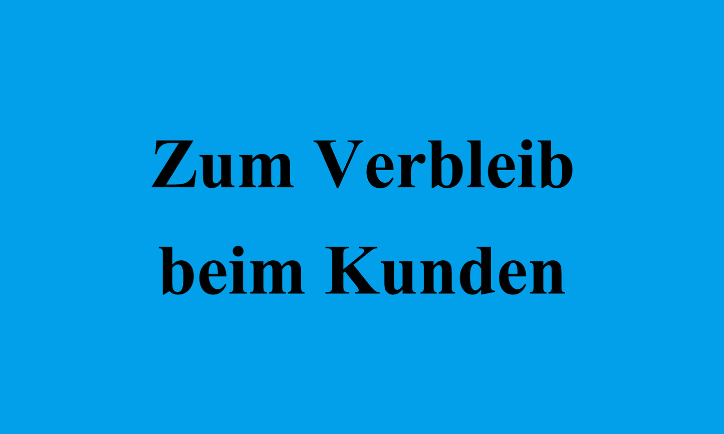 1000 Aufkleber Büroorganisation "Zum Verbleib beim Kunden" aus Papier  ES-OFFICE1600-PA