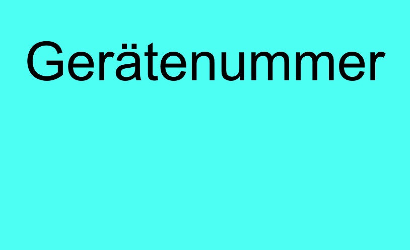 1000 Stück Qualitätssicherung "Gerätenummer" aus Papier ES-QUAL-1420