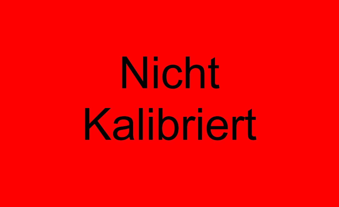 1000 Stück Qualitätssicherung "Nicht kalibriert" aus Papier ES-QUAL-1740