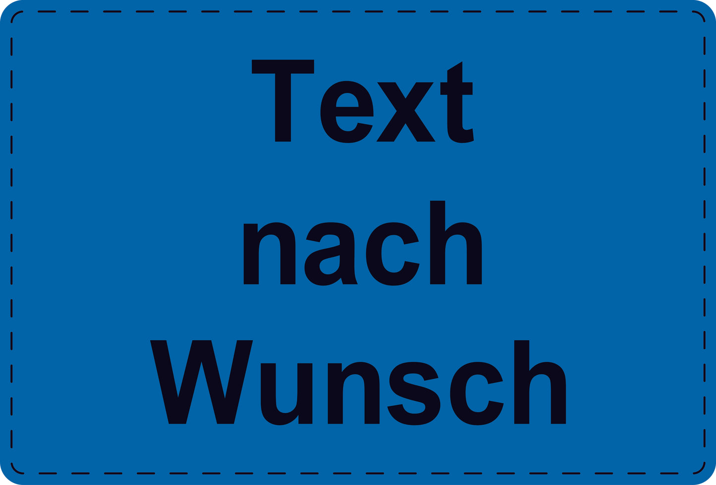 1000 Wunschaufkleber bedruckt 2.4x4 cm 6x4 cm und 9x7 cm auf Rolle aus Papier