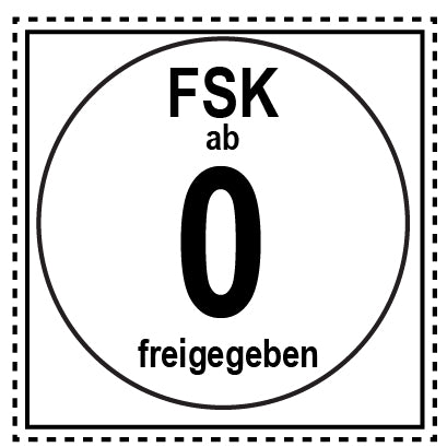 FSK 15x15mm  und 34,6x34,6 mm  Aufkleber  LO-FSK-0