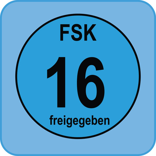 FSK 15x15mm  und 34,6x34,6 mm  Aufkleber  LO-FSK-16