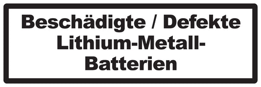 Lithium Aufkleber 3 cm - 20 cm breit  LO-LITHIUM2020