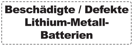 Lithium Aufkleber 3 cm - 20 cm breit  LO-LITHIUM4020