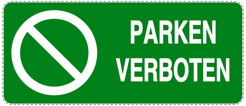 Parken verboten Aufkleber "Parken verboten" LO-NPRK-1120-54