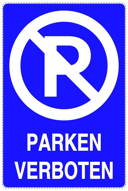 Parken verboten Aufkleber "Parken verboten" LO-NPRK-2110-44