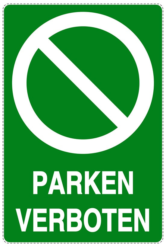 Parken verboten Aufkleber "Parken verboten" LO-NPRK-2120-54