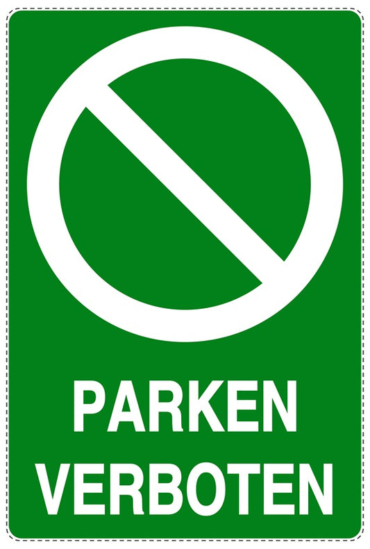 Parken verboten Aufkleber "Parken verboten" LO-NPRK-2120-54