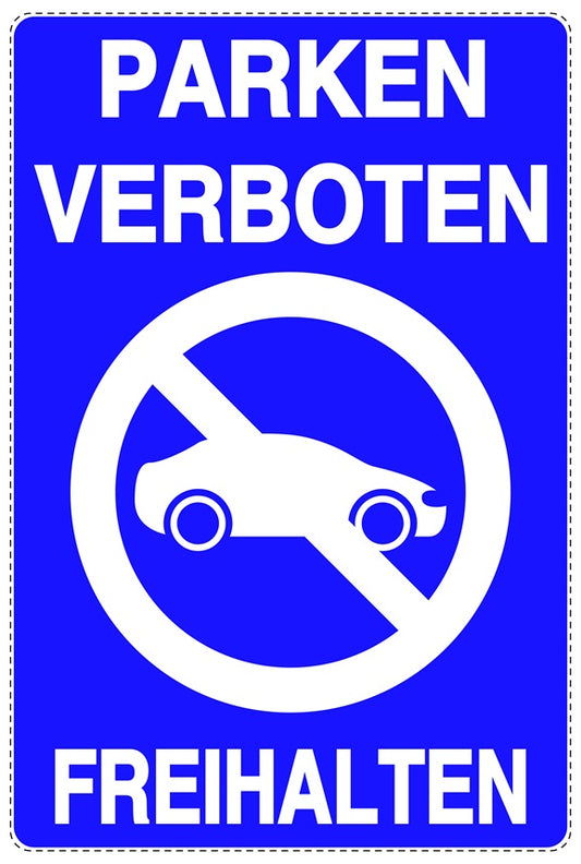 Parken verboten Aufkleber "Parken verboten Freihalten" LO-NPRK-2200-44