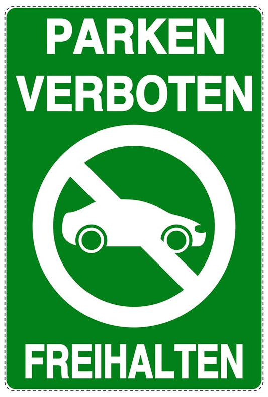 Parken verboten Aufkleber "Parken verboten Freihalten" LO-NPRK-2200-54