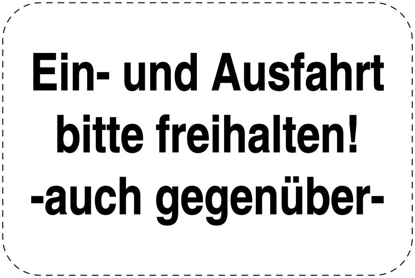 Parkplatzverbotsschilder (Parken verboten) schwarz als Aufkleber LO-PARKEN-10500-V-88