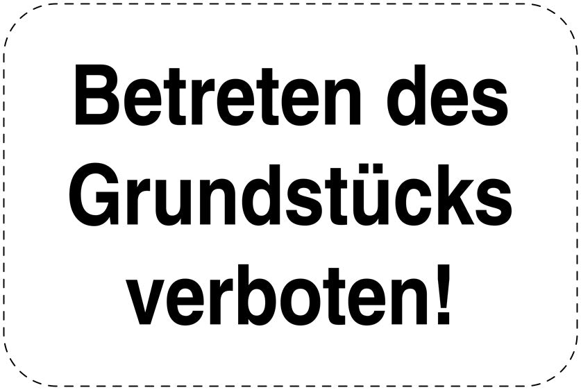 Parkplatzverbotsschilder (Parken verboten) schwarz als Aufkleber LO-PARKEN-11200-V-88