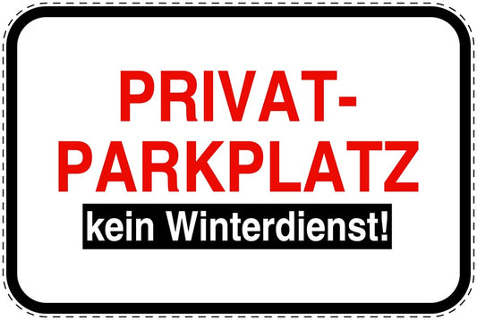 Parkplatzverbotsschilder (Parken verboten) als Aufkleber LO-PARKEN-11700-V-0