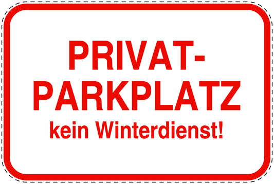 Parkplatzverbotsschilder (Parken verboten) rot als Aufkleber LO-PARKEN-11700-V-14