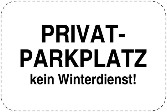 Parkplatzverbotsschilder (Parken verboten) schwarz als Aufkleber LO-PARKEN-11700-V-88