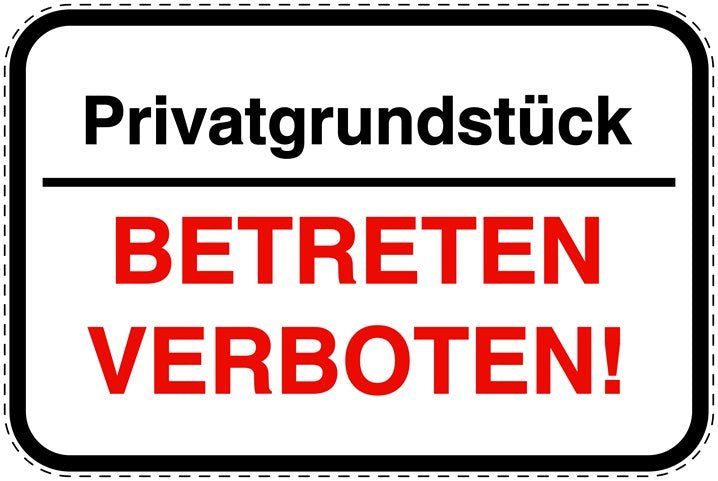 Parkplatzverbotsschilder (Parken verboten) als Aufkleber LO-PARKEN-12400-V-0