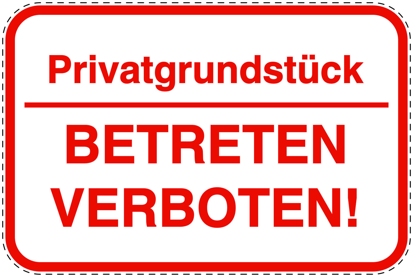 Parkplatzverbotsschilder (Parken verboten) rot als Aufkleber LO-PARKEN-12400-V-14