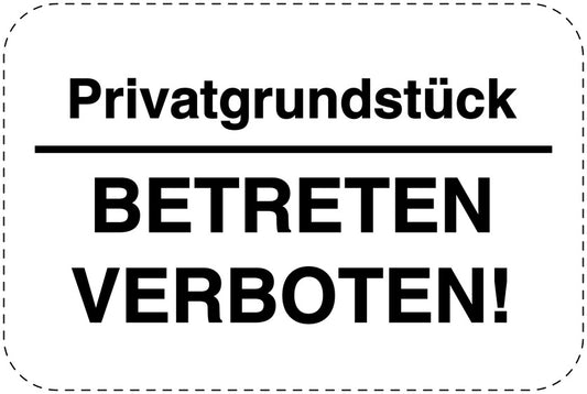 Parkplatzverbotsschilder (Parken verboten) schwarz als Aufkleber LO-PARKEN-12400-V-88