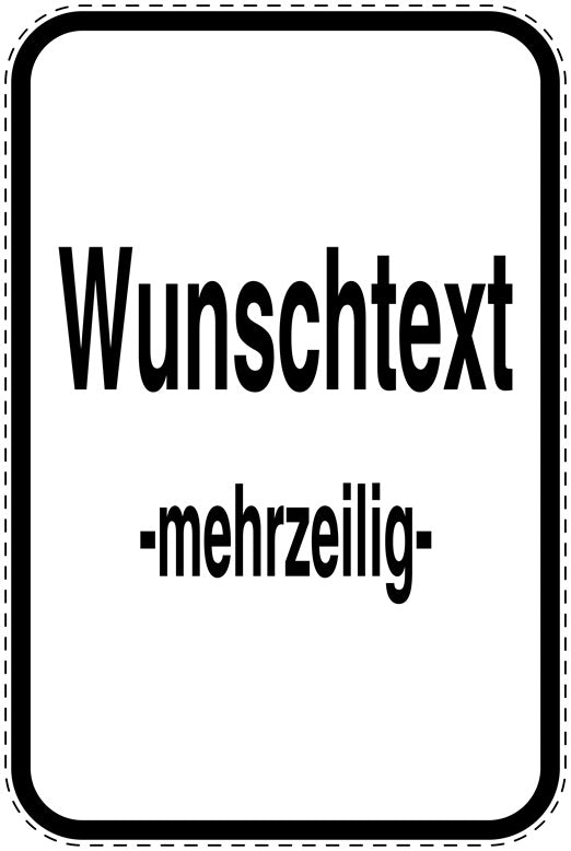 Parkplatzverbotsschilder (Parken verboten) als Aufkleber LO-PARKEN-20000-H-0-Wunsch