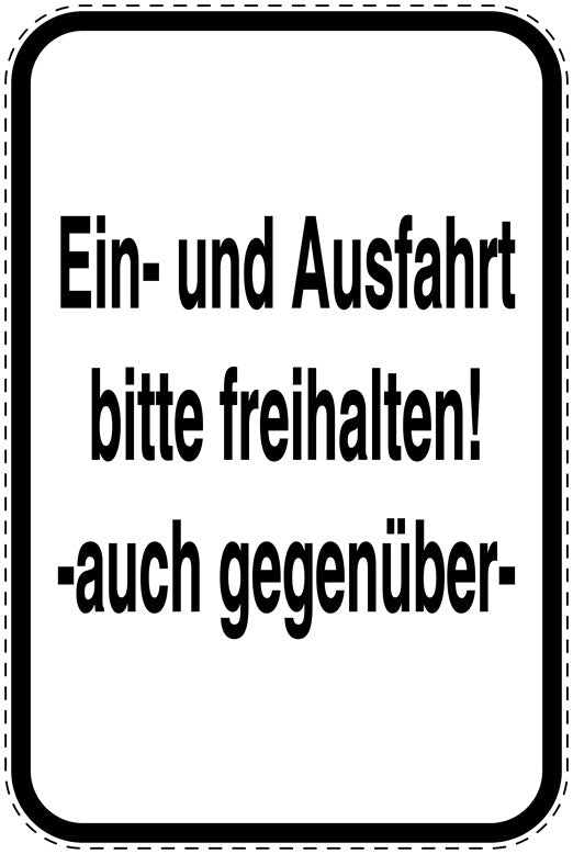 Parkplatzverbotsschilder (Parken verboten) als Aufkleber LO-PARKEN-20500-H-0