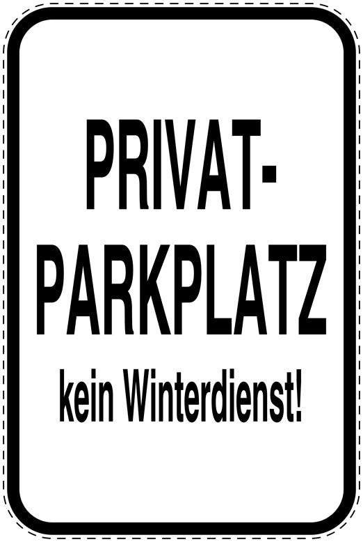 Parkplatzverbotsschilder (Parken verboten) als Aufkleber LO-PARKEN-21700-H-0