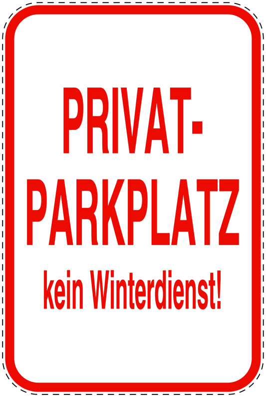 Parkplatzverbotsschilder (Parken verboten) rot als Aufkleber LO-PARKEN-21700-V-14