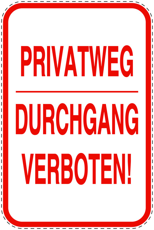 Parkplatzverbotsschilder (Parken verboten) rot als Aufkleber LO-PARKEN-22200-V-14