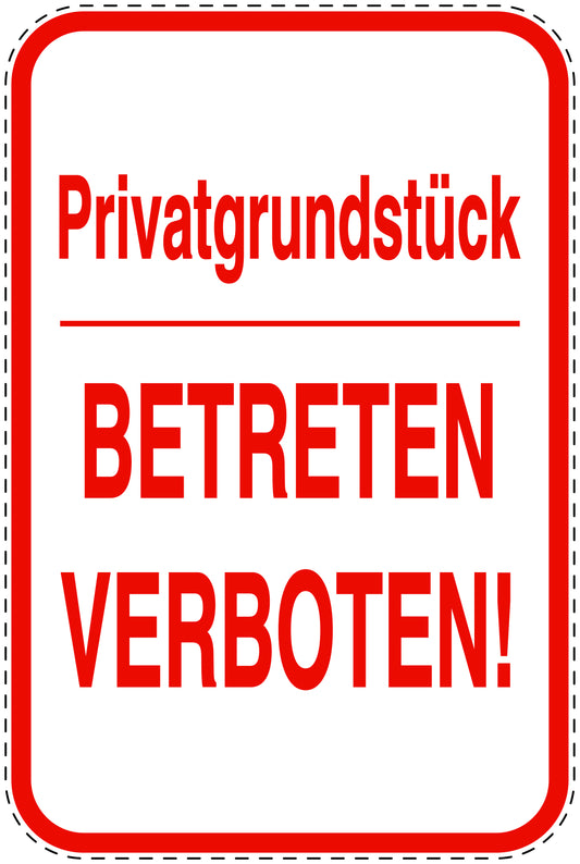 Parkplatzverbotsschilder (Parken verboten) rot als Aufkleber LO-PARKEN-22400-V-14