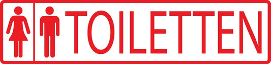 Gebäude Aufkleber Piktogramme "Toiletten" 5-30 cm  LO-PIKTO1310-14