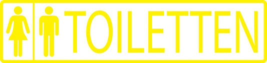 Gebäude Aufkleber Piktogramme "Toiletten" 5-30 cm  LO-PIKTO1310-3