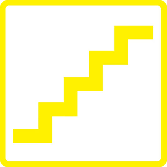 Gebäude Aufkleber Piktogramme "Treppe" 5-30 cm  LO-PIKTO2100-3