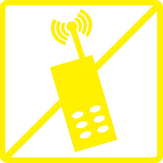 Gebäude Aufkleber Piktogramme "Verbot - Handy" 5-30 cm  LO-PIKTO3300-3