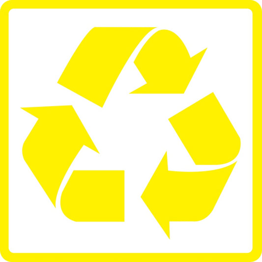 Gebäude Aufkleber Piktogramme "Recycling" 5-30 cm  LO-PIKTO3500-3