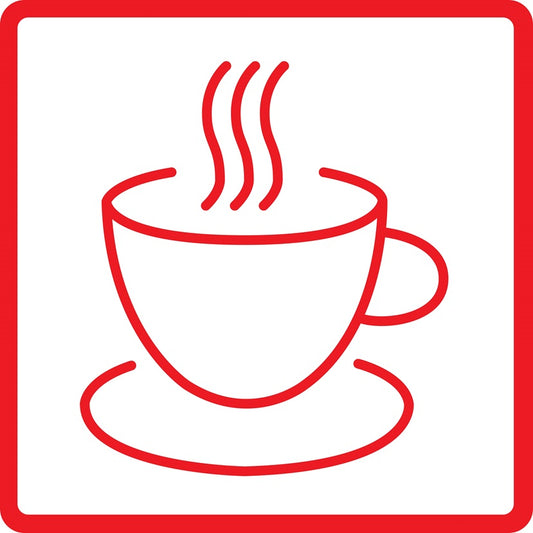 Gebäude Aufkleber Piktogramme "Cafe" 5-30 cm  LO-PIKTO4200-14
