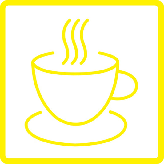 Gebäude Aufkleber Piktogramme "Cafe" 5-30 cm  LO-PIKTO4200-3