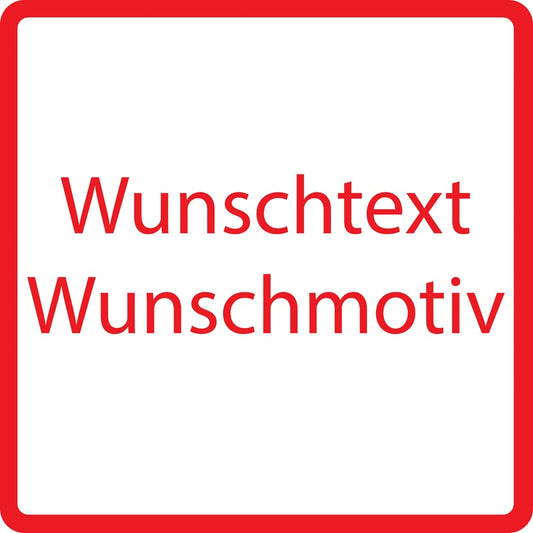 Gebäude Aufkleber Piktogramme "Wunschtext/-motiv" 5-30 cm  LO-PIKTO4300-14