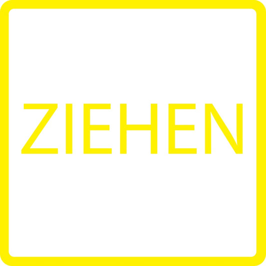 Gebäude Aufkleber Piktogramme "Ziehen" 5-30 cm  LO-PIKTO4320-3