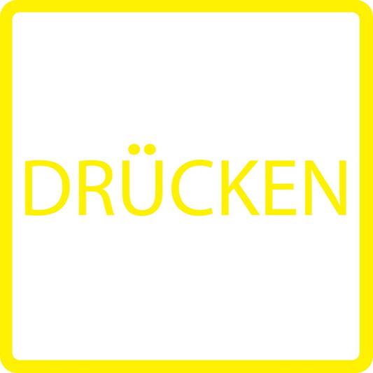 Gebäude Aufkleber Piktogramme "Drücken" 5-30 cm  LO-PIKTO4330-3