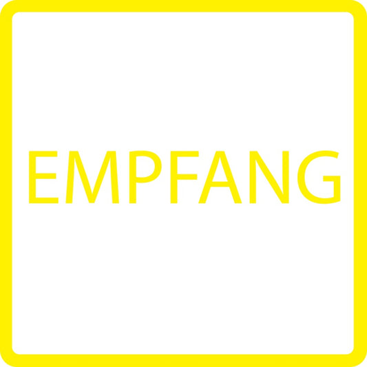 Gebäude Aufkleber Piktogramme "Empfang" 5-30 cm  LO-PIKTO4340-3
