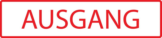 Gebäude Aufkleber Piktogramme "Ausgang" 5-30 cm  LO-PIKTO4360-14